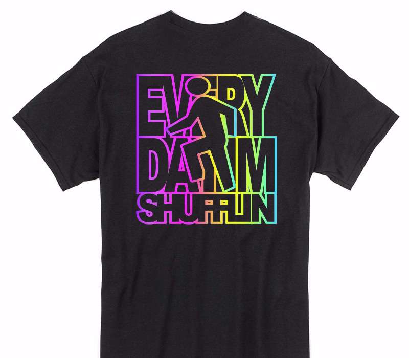 Custom Gildan 100% Cotton Black T-Shirt