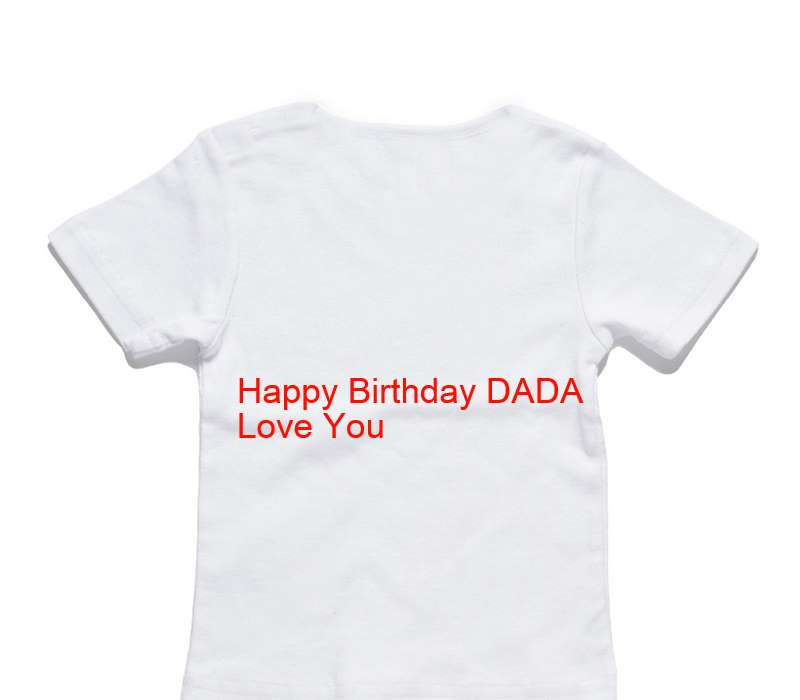 Custom AS Colour White Baby T-Shirt