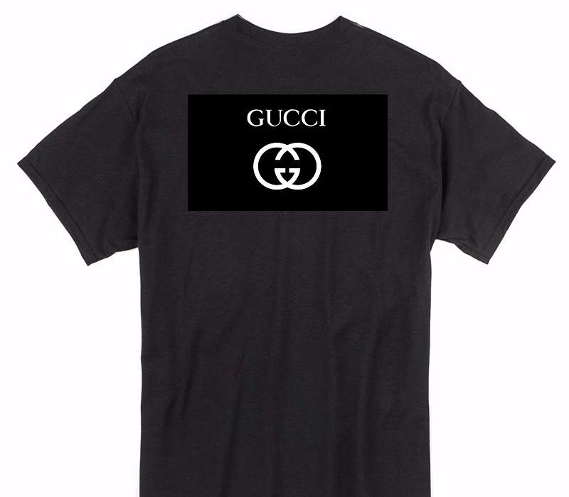 Custom Gildan 100% Cotton Black T-Shirt