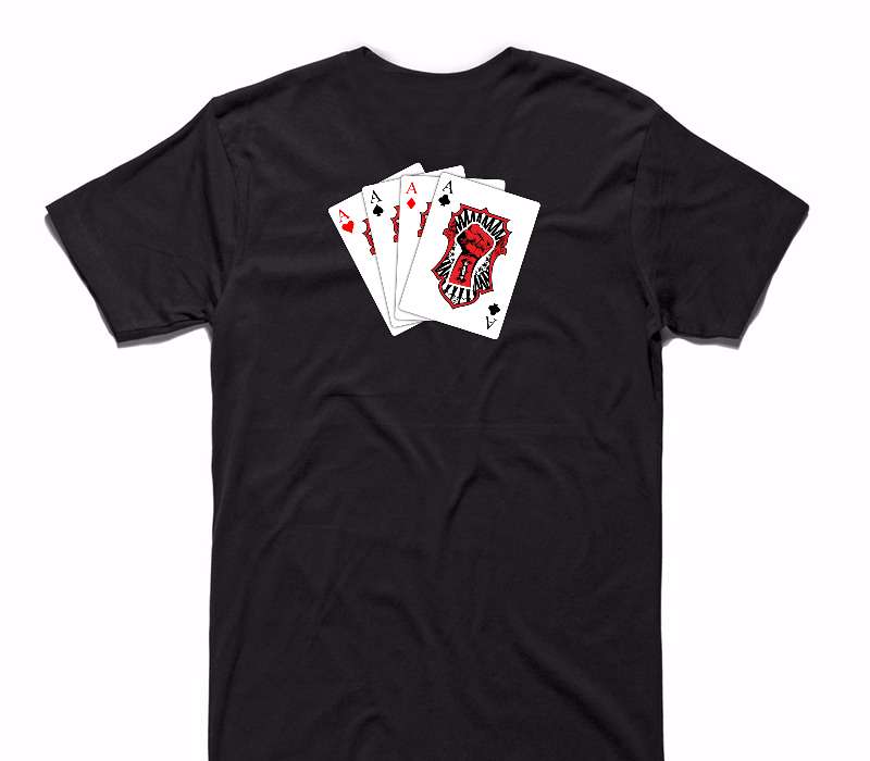 Custom AS Colour 100% Cotton Black T-Shirt