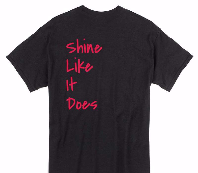 Custom Gildan 100% Cotton Black T-Shirt
