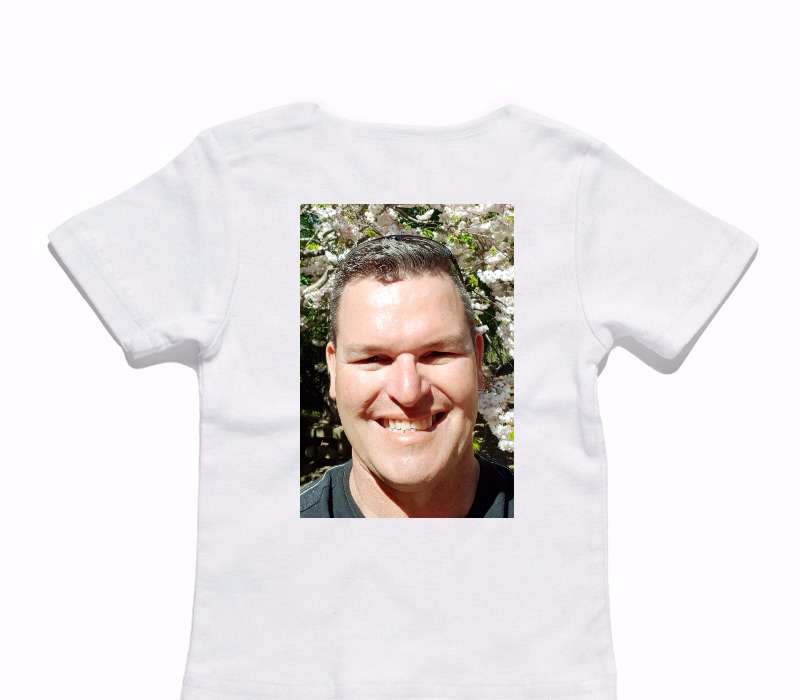 Custom AS Colour White Baby T-Shirt