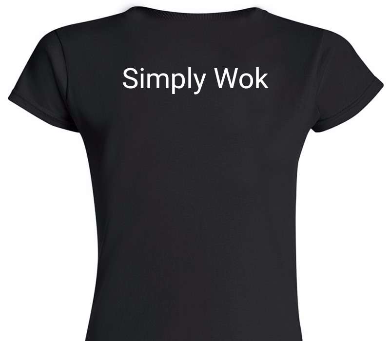 Custom Womens Soft Style 100% Cotton Black T-Shirt