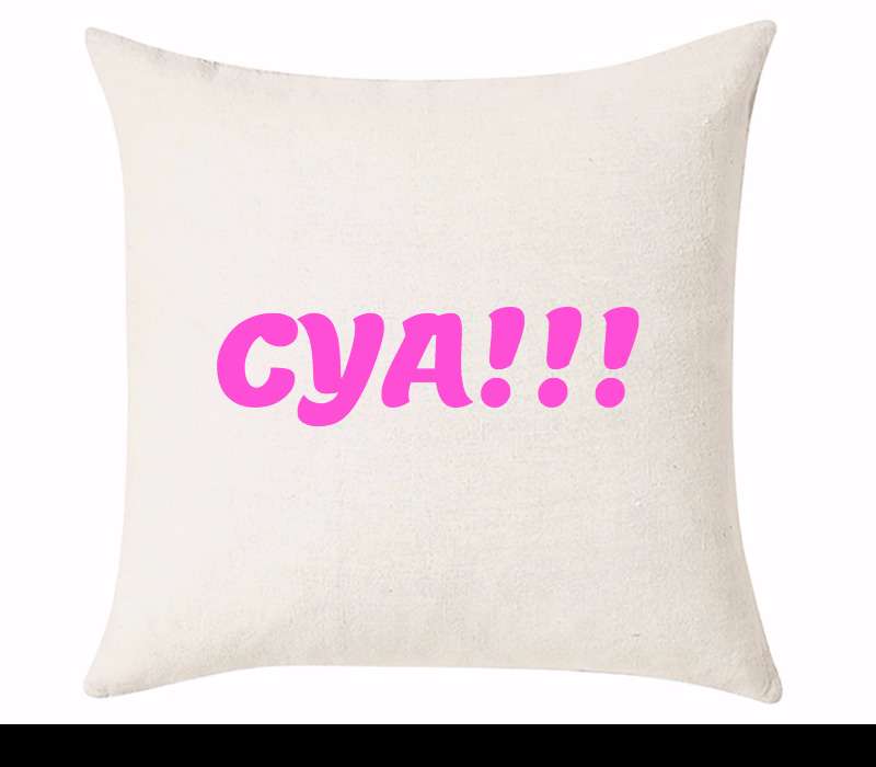 Custom Cushion Cover 50cm x 50 cm Off White