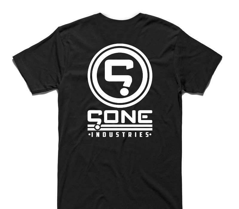 Custom AS Colour 100% Cotton Black T-Shirt