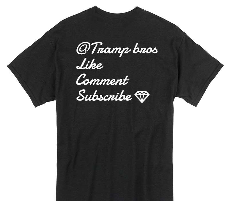 Custom Gildan 100% Cotton Black T-Shirt