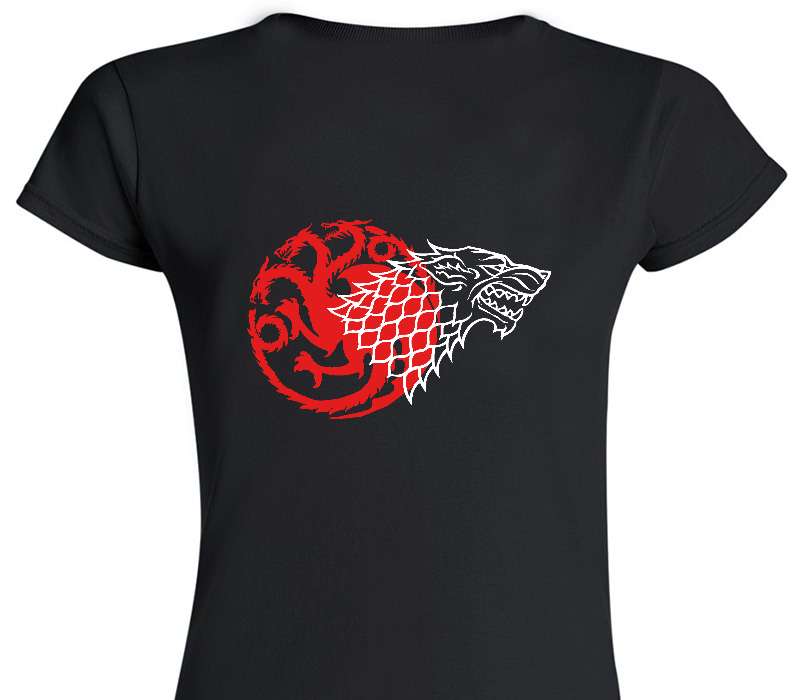 Custom Womens Soft Style 100% Cotton Black T-Shirt