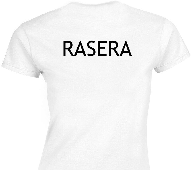 Custom Womens Soft Style 100% Cotton White T-Shirt
