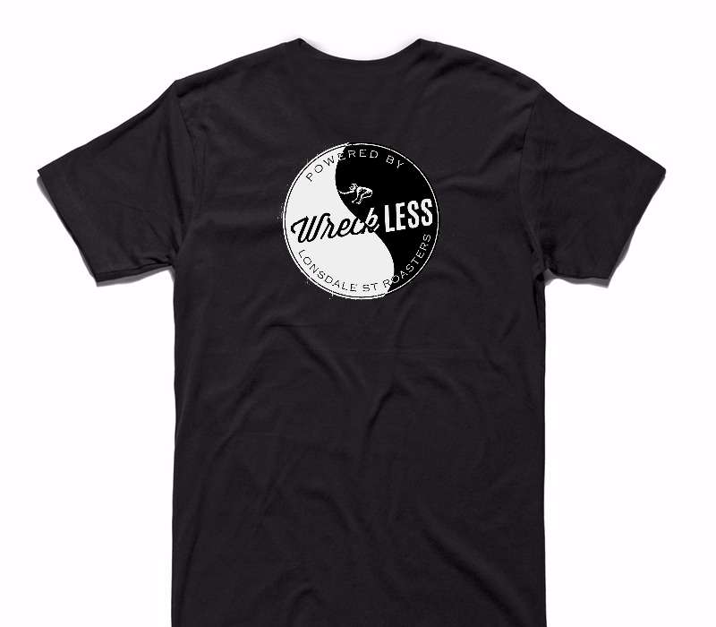 Custom AS Colour 100% Cotton Black T-Shirt