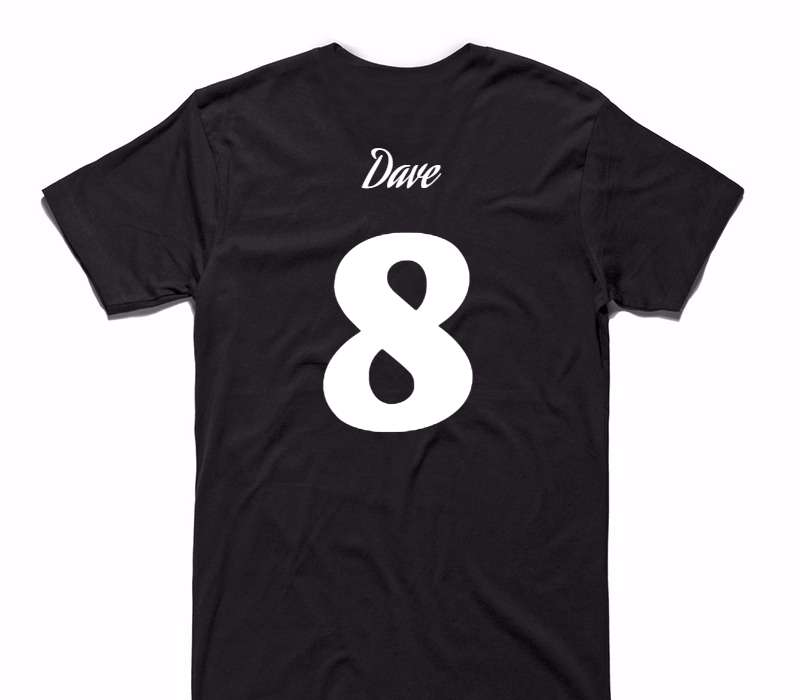 Custom AS Colour 100% Cotton Black T-Shirt
