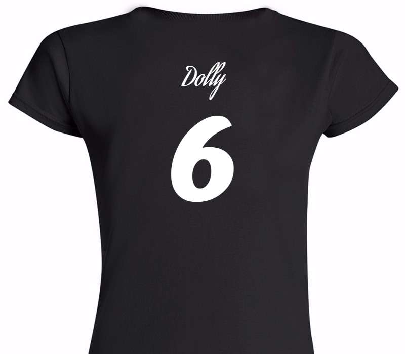 Custom Womens Soft Style 100% Cotton Black T-Shirt