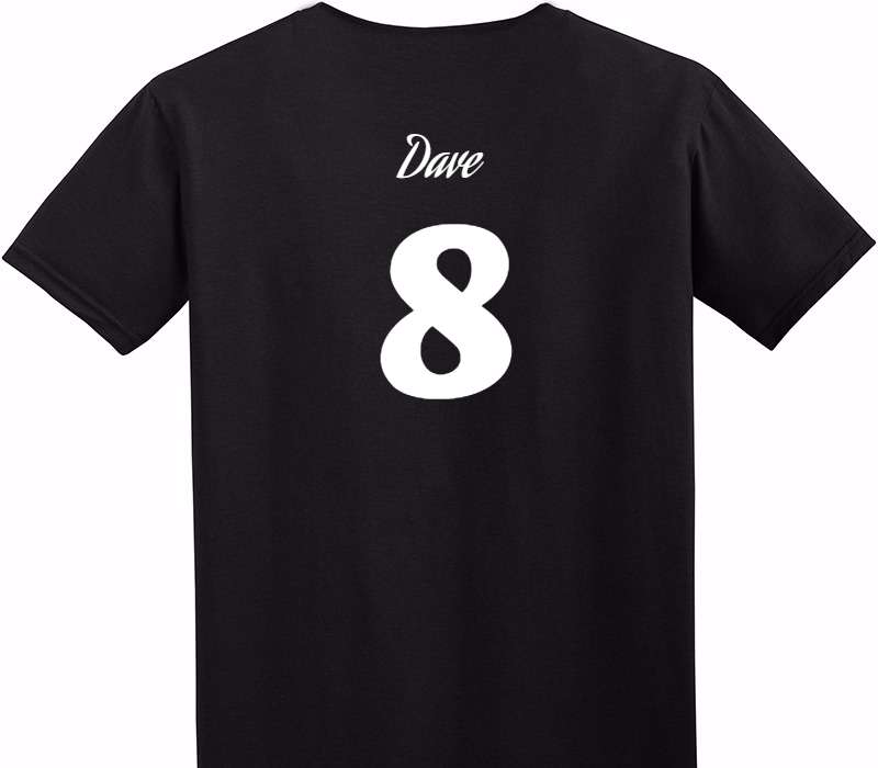 Custom Adult Soft Style 100% Cotton Black T-Shirt