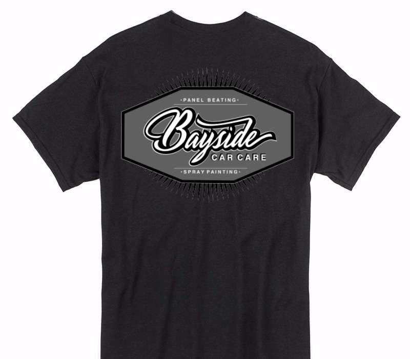 Custom Gildan 100% Cotton Black T-Shirt