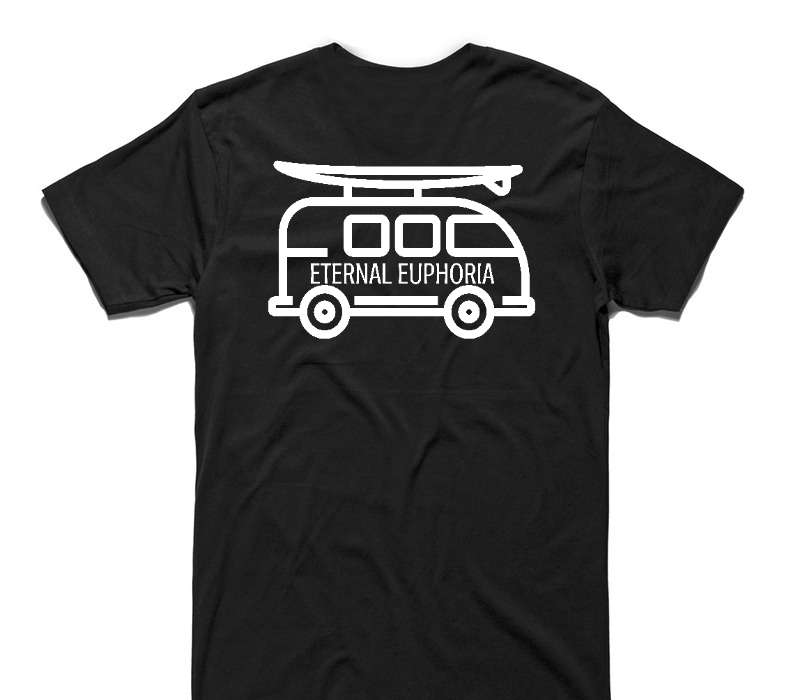 Custom AS Colour 100% Cotton Black T-Shirt