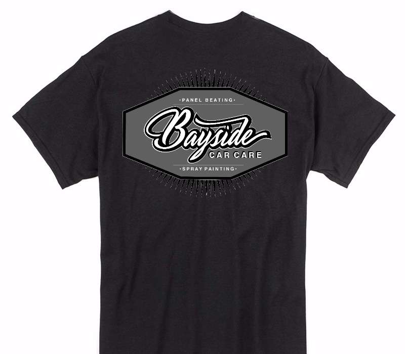 Custom Gildan 100% Cotton Black T-Shirt