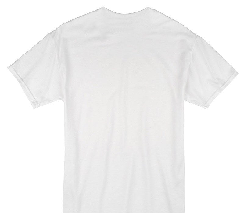 Custom Gildan 100% Cotton White T-Shirt