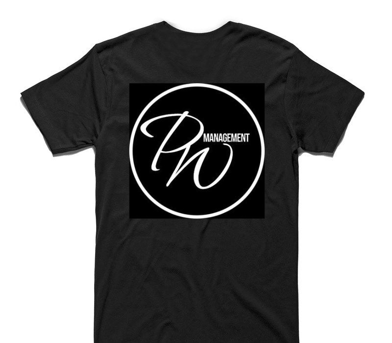 Custom AS Colour 100% Cotton Black T-Shirt