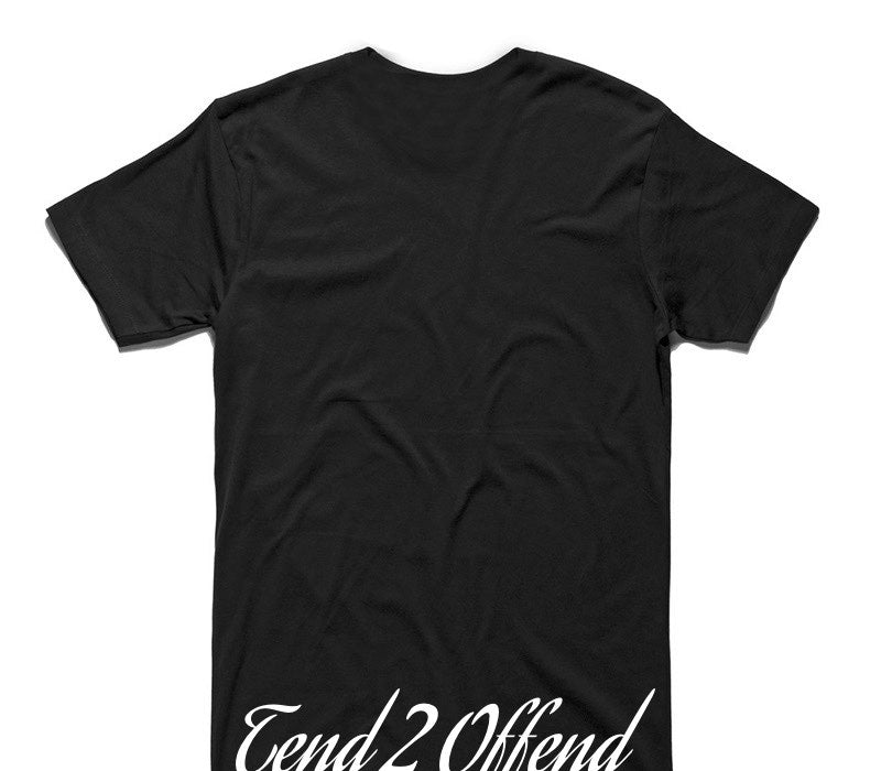 Custom AS Colour 100% Cotton Black T-Shirt