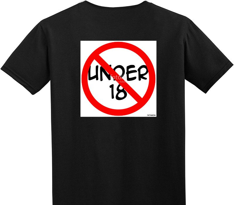 Custom Adult Soft Style 100% Cotton Black T-Shirt