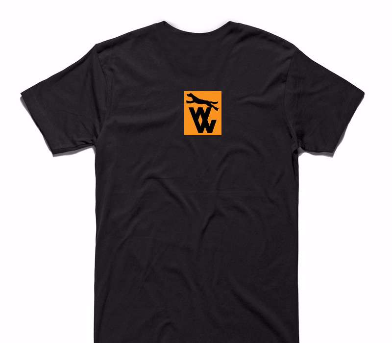 Custom AS Colour 100% Cotton Black T-Shirt