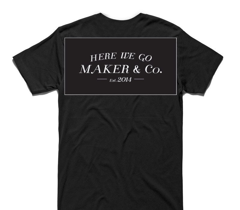 Custom AS Colour 100% Cotton Black T-Shirt