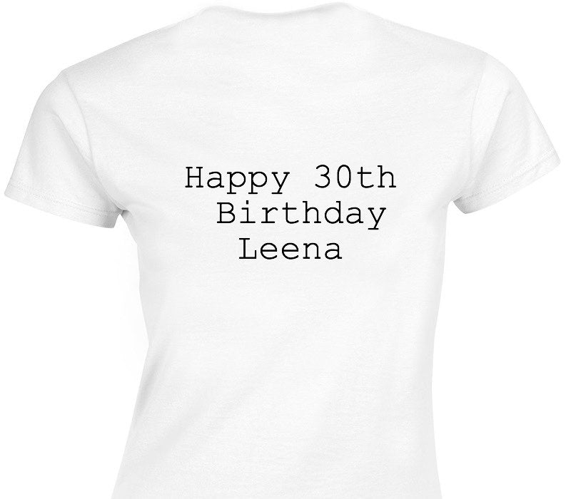 Custom Womens Soft Style 100% Cotton White T-Shirt