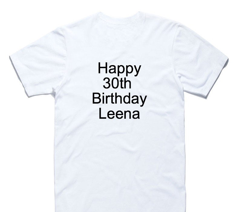 Custom AS Colour 100% Cotton White T-Shirt