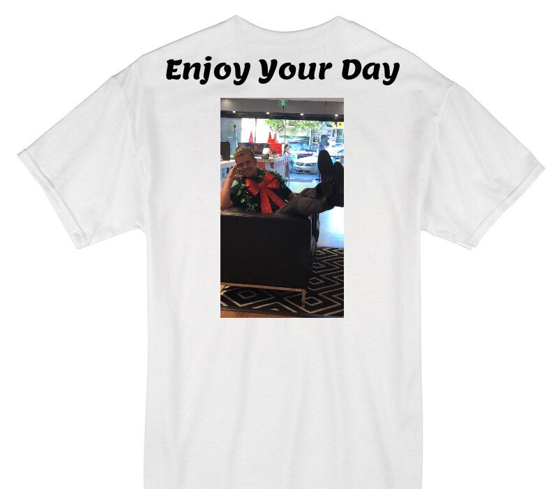 Custom Gildan 100% Cotton White T-Shirt