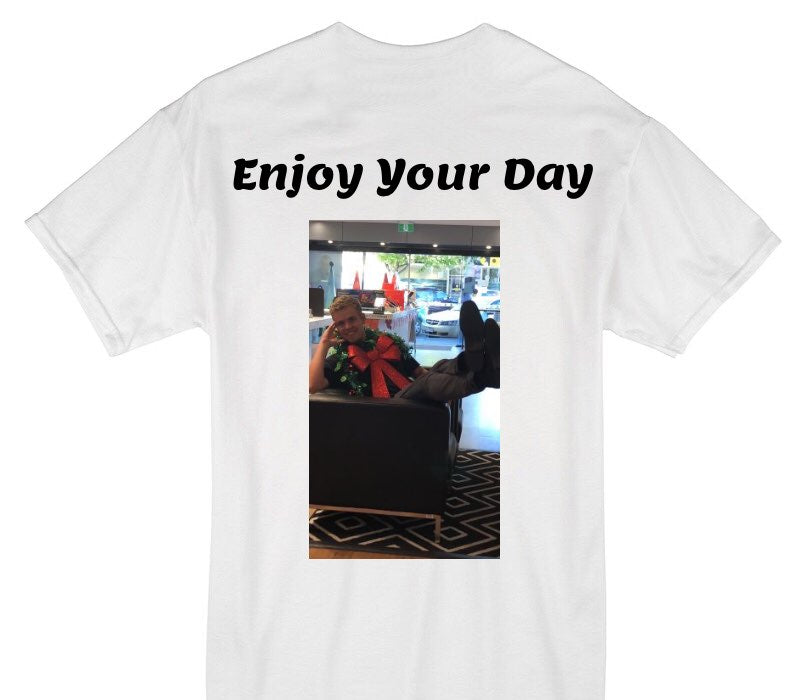 Custom Gildan 100% Cotton White T-Shirt