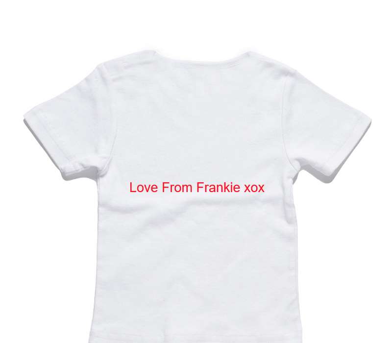 Custom AS Colour White Baby T-Shirt