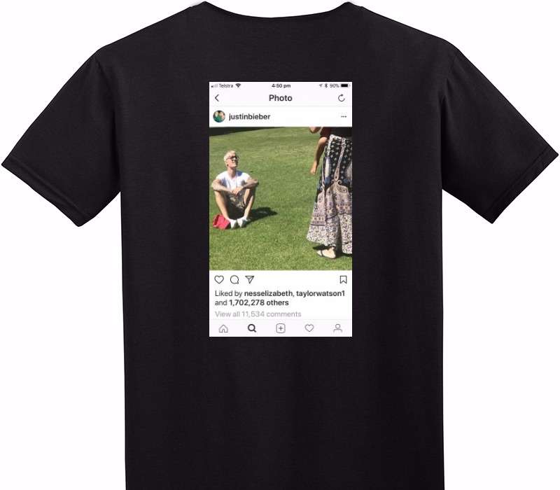 Custom Adult Soft Style 100% Cotton Black T-Shirt