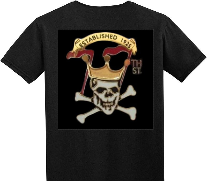 Custom Adult Soft Style 100% Cotton Black T-Shirt