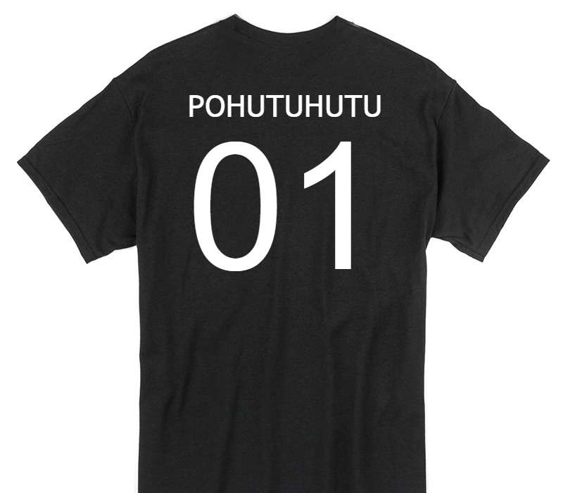 Custom Gildan 100% Cotton Black T-Shirt
