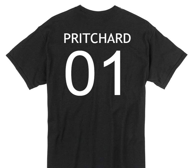Custom Gildan 100% Cotton Black T-Shirt