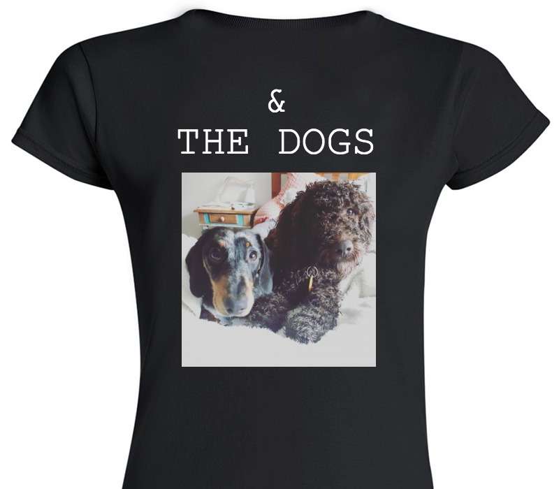 Custom Womens Soft Style 100% Cotton Black T-Shirt