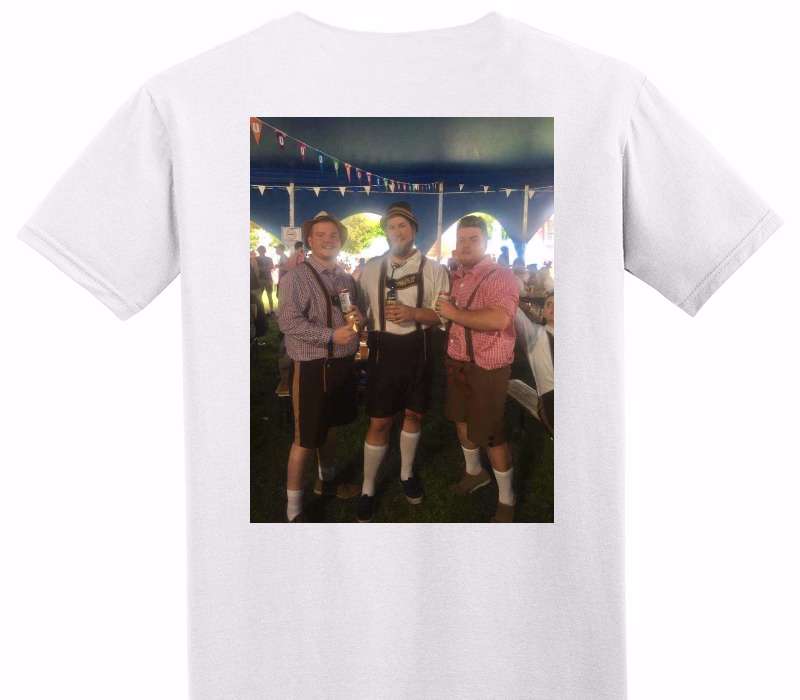 Custom Adult Soft Style 100% Cotton White T-Shirt