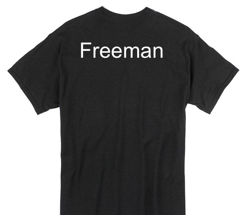 Custom Gildan 100% Cotton Black T-Shirt