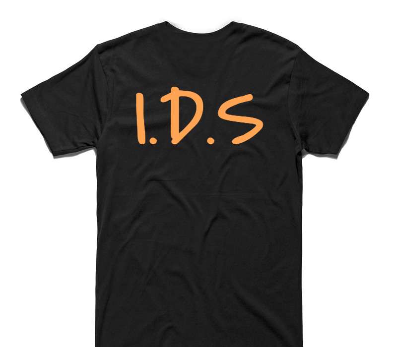 Custom AS Colour 100% Cotton Black T-Shirt