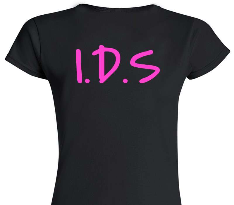 Custom Womens Soft Style 100% Cotton Black T-Shirt