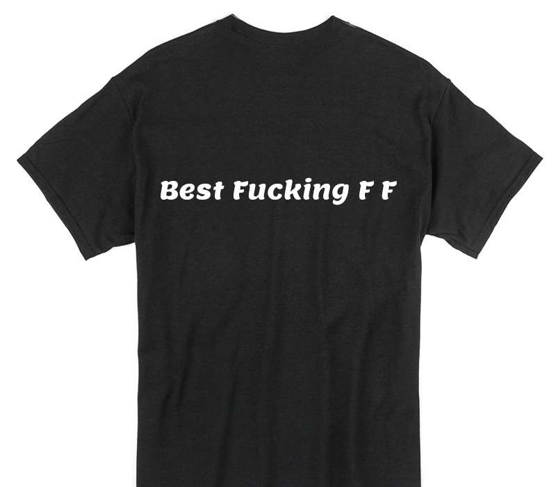 Custom Gildan 100% Cotton Black T-Shirt