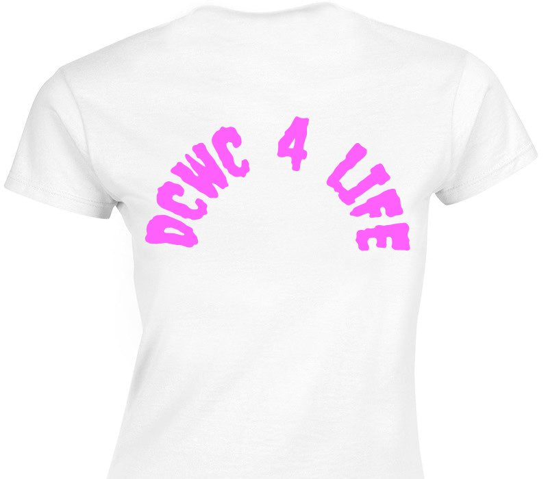 Custom Womens Soft Style 100% Cotton White T-Shirt