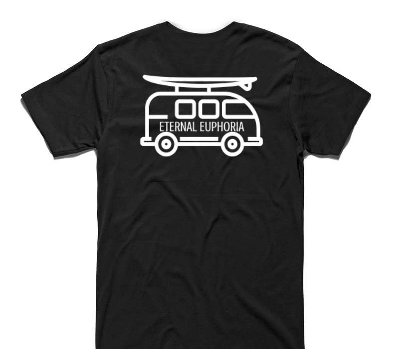 Custom AS Colour 100% Cotton Black T-Shirt