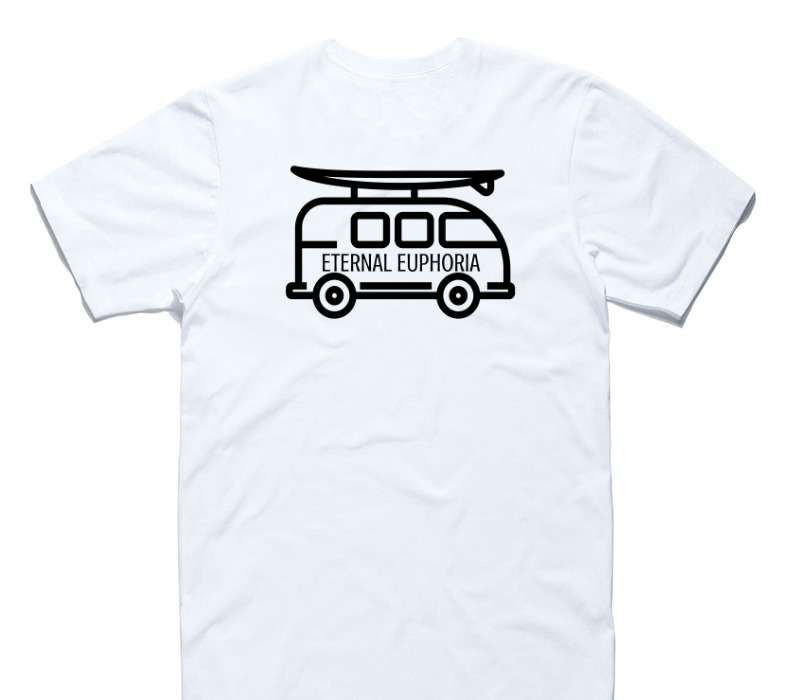 Custom AS Colour 100% Cotton White T-Shirt