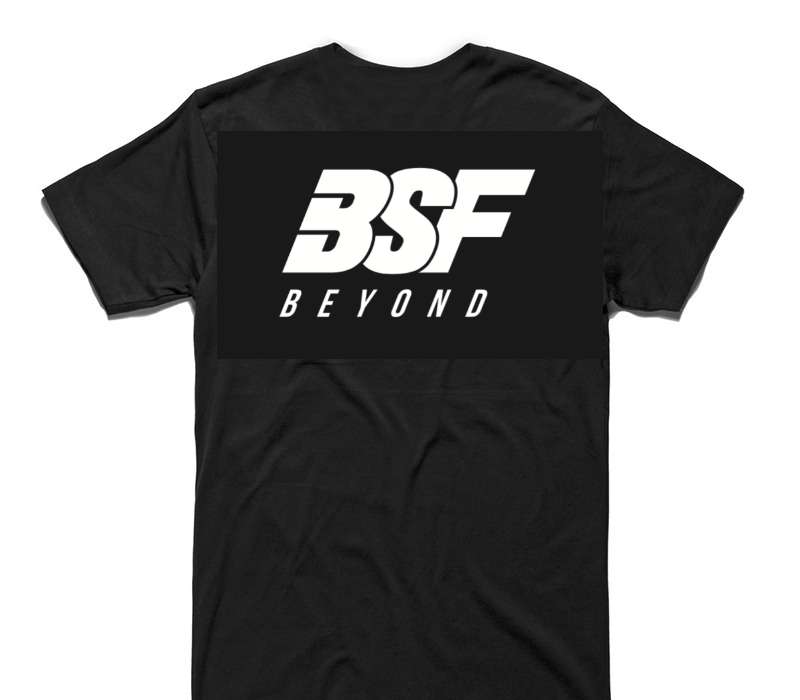 Custom AS Colour 100% Cotton Black T-Shirt