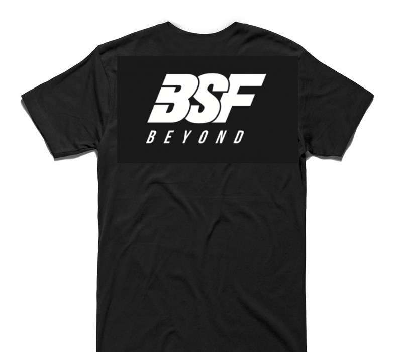 Custom AS Colour 100% Cotton Black T-Shirt