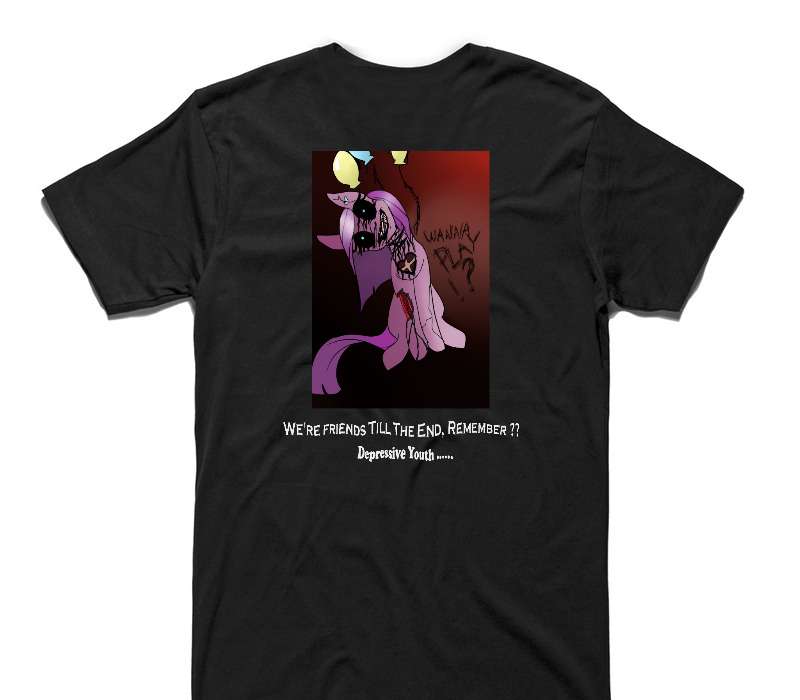 Custom AS Colour 100% Cotton Black T-Shirt