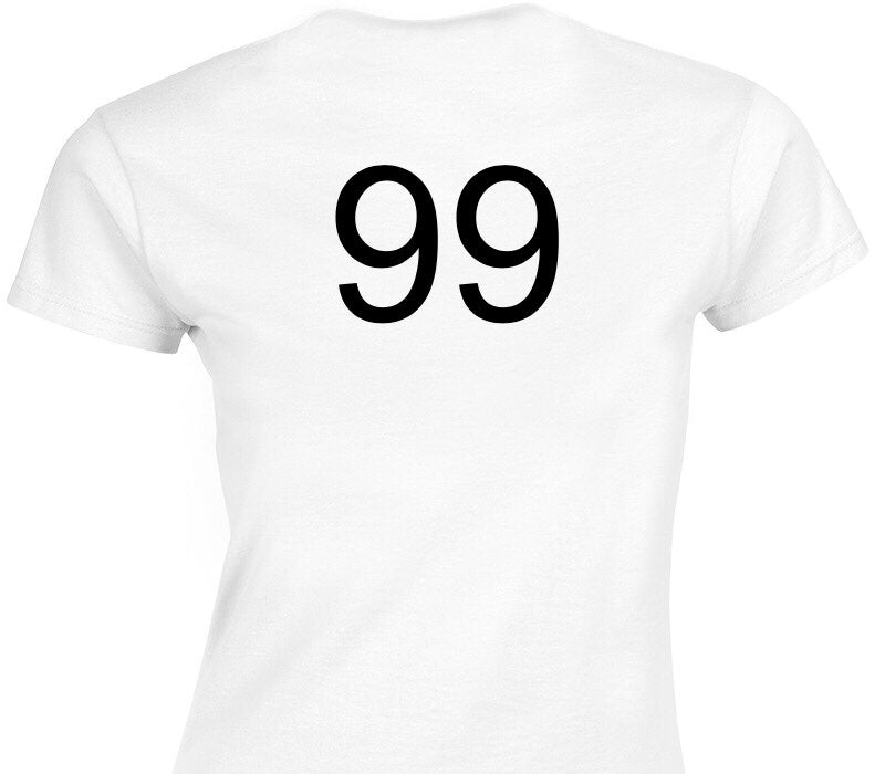Custom Womens Soft Style 100% Cotton White T-Shirt