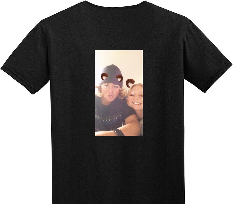 Custom Adult Soft Style 100% Cotton Black T-Shirt