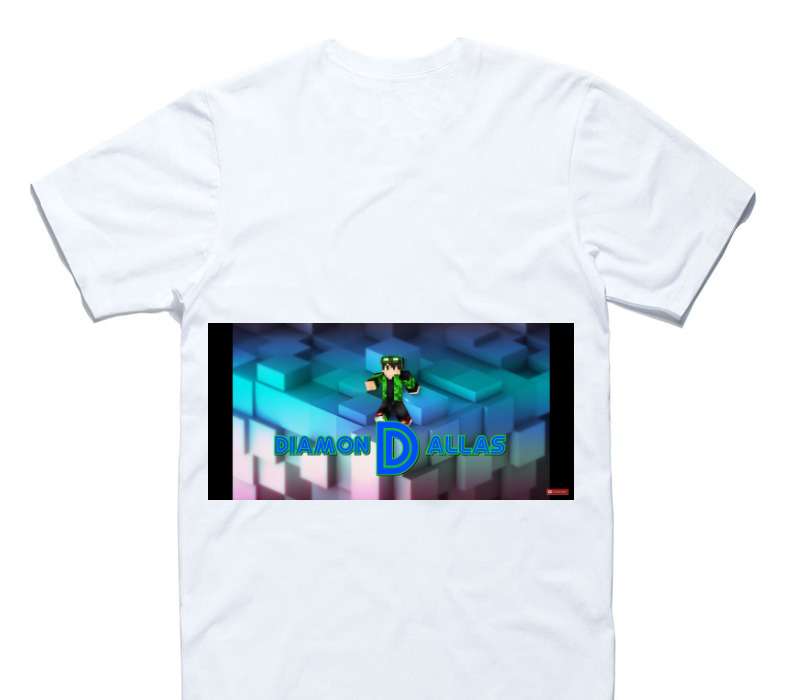 Custom AS Colour 100% Cotton White T-Shirt