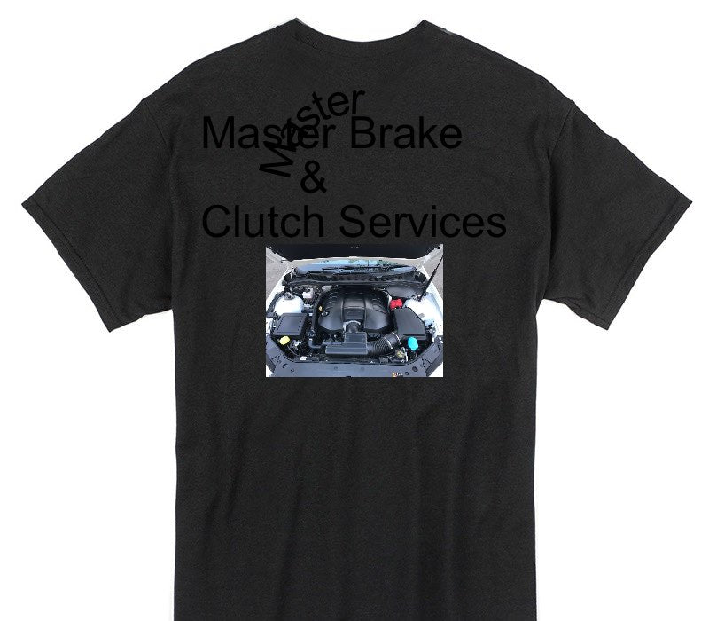 Custom Gildan 100% Cotton Black T-Shirt
